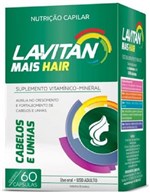 Ficha técnica e caractérísticas do produto Lavitan Hair Cabelos Unhas C/60 Cápsulas=imecaphair Oferta