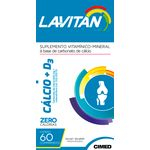 Ficha técnica e caractérísticas do produto Lavitan Suplemento Vitamínico Cálcio + D3 Com 60 Comprimidos - Cimed