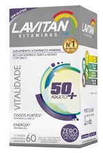 Ficha técnica e caractérísticas do produto Lavitan Vitalidade Sênior 50+ 60 Comprimidos - Cimed