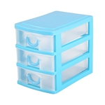 Ficha técnica e caractérísticas do produto 2/3 Layers Drawer Organzier Jewelries Makeup Storage Box Plastic Container Case