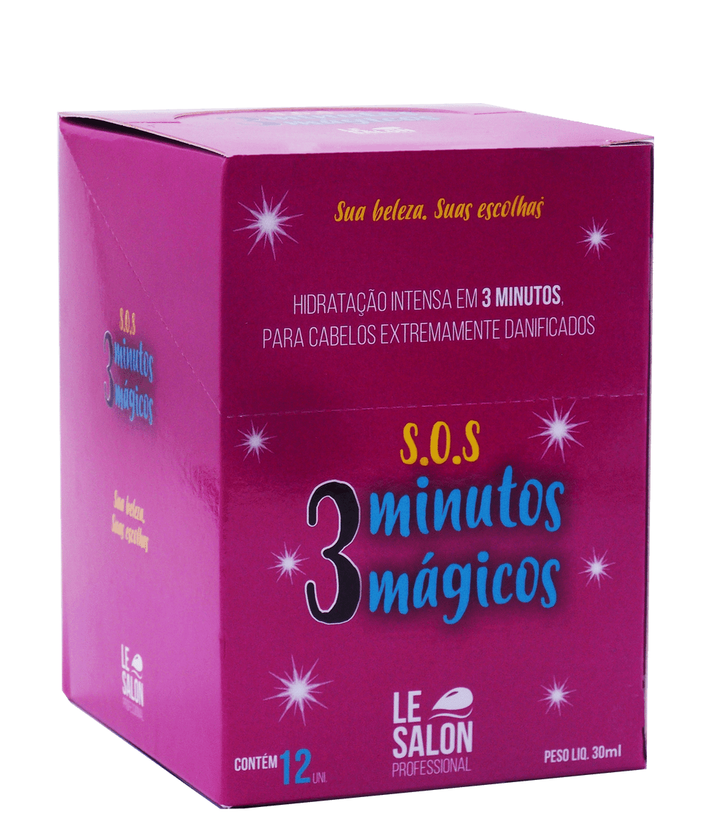Ficha técnica e caractérísticas do produto Le Salon Pro Máscara S.O.S 3 Minutos Mágicos Sachê 30g C/12