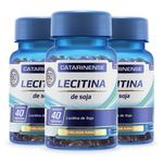 Ficha técnica e caractérísticas do produto Lecitina De Soja - 3 un de 40 Cápsulas - Catarinense