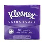Ficha técnica e caractérísticas do produto Lenço de Papel Kleenex Ultra Suave Bolso 4 Pacotes com 10 Unidades Cada
