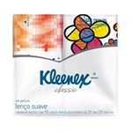 Ficha técnica e caractérísticas do produto Lenço Facial Kleenex Bolso - Contém 4 Pacotes com 10 Lenços