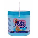 Ficha técnica e caractérísticas do produto Lenço Umedecido Baby Poppy Azul com 450 Unidades