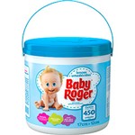Ficha técnica e caractérísticas do produto Lenço Umedecido Baby Roger Balde Azul - 450 Unidades