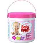 Ficha técnica e caractérísticas do produto Lenço Umedecido Baby Roger Balde Rosa - 450 Unidades