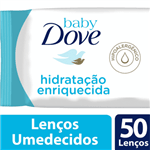 Ficha técnica e caractérísticas do produto Lenços Umedecidos Baby Dove Hidratação Enriquecida 50 Unidades