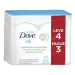 Ficha técnica e caractérísticas do produto Lenço Umedecido Dove Baby Hidratação Enriquecida Leve 4 Pague 3