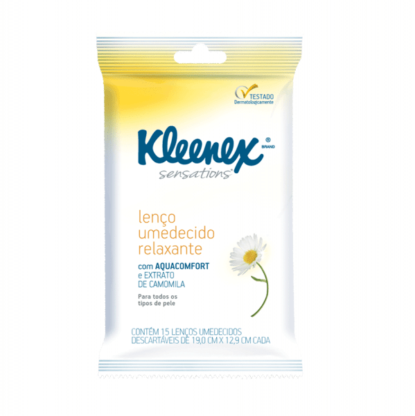 Ficha técnica e caractérísticas do produto Lenço Umedecido Kleenex Relaxante 15 Folhas
