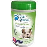 Ficha técnica e caractérísticas do produto Lenço Umedecido para Cães e Gatos Filhotes 75 Un - Pet Clean