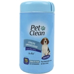 Ficha técnica e caractérísticas do produto Lenço Umedecido para Cães e Gatos Macho 75 Un - Pet Clean