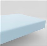 Ficha técnica e caractérísticas do produto Lençol com Elástico Liso para Berço Americano - Azul
