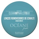 Ficha técnica e caractérísticas do produto Lenços Removedores de Esmalte Océane - Clean My Nails To Go Acqua Breeze 25 Un