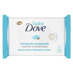 Ficha técnica e caractérísticas do produto Lenços Umedecidos Dove Baby Hidratação Enriquecida 50 Unidades