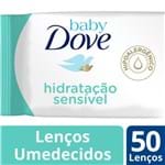 Ficha técnica e caractérísticas do produto Lencos Umedecidos Dove Baby Hidratacao Sensivel 50Un