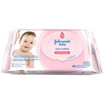 Ficha técnica e caractérísticas do produto Lenços Umedecidos Extra Cuidados com 48 Unidades - Johnson's Baby