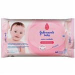 Ficha técnica e caractérísticas do produto Lenços Umedecidos Johnson Baby Extra Cuidado com 48 Unidades