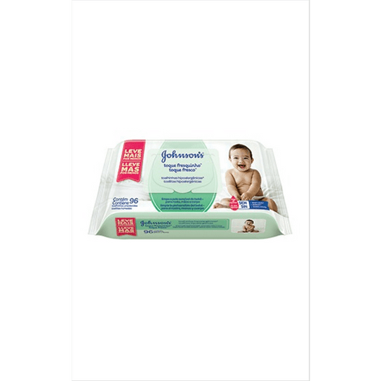 Ficha técnica e caractérísticas do produto Lenços Umedecidos Johnson & Johnson Baby Toque Fresquinho com 96 Unidades