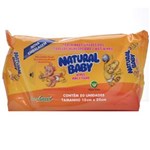 Ficha técnica e caractérísticas do produto Lenços Umedecidos Natural Baby Wipes Mãe e Filho C/ 50 Unidades