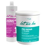 Ficha técnica e caractérísticas do produto Let me Be Shampoo Anti-Resíduos Supreme Lis 500ml e Btox Pro Repair Sem Formol 1kg