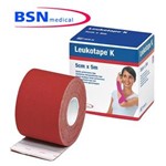 Ficha técnica e caractérísticas do produto Leukotape K - Bandagem Adesiva Leukotape 5CmX5M - Vermelha