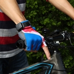 Ficha técnica e caractérísticas do produto Levaram luvas luminosas Anti-skid Meio Dedo sinal de volta Luvas de equitação Biker equipment