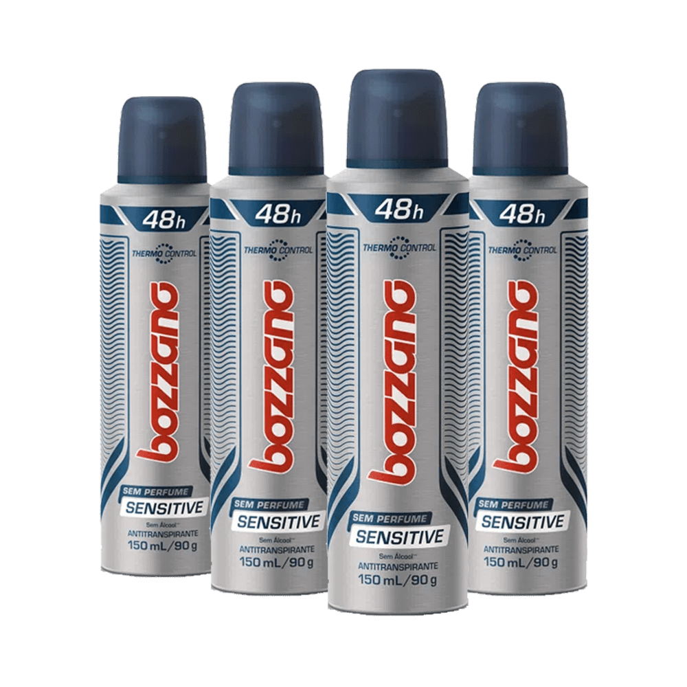 Ficha técnica e caractérísticas do produto Leve 4 Pague 3 Desodorante Bozzano Aerossol Antitranspirante Sem Perfume