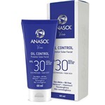 Leve 3x: Protetor Solar Facial Oil Control Fps 30 - Anasol 60ml - Matipure, Vitamina E, Polímero Natural, Tinosorb M e Tinosorb S.