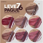 Ficha técnica e caractérísticas do produto LEVE 7 PAGUE 6 Batom Liquido Matte - PENHA GRÁTIS Zanphy - Zanphy Makeup