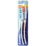 Ficha técnica e caractérísticas do produto Leve 2 e Pague 1: Escova Dental Sanifill Oral Magic Macia – Vermelha/Verde