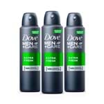 Ficha técnica e caractérísticas do produto Leve 3 Pague 2 Desodorante Dove Aerosol Masculino Extra Fresh