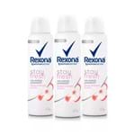 Ficha técnica e caractérísticas do produto Leve 3 Pague 2 Desodorante Rexona Aerosol Feminino Flores Brancas e Lichia 150ml