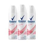 Leve 3 Pague 2 Desodorante Rexona Aerosol Feminino Powder Dry 150ml