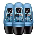 Ficha técnica e caractérísticas do produto Leve 3 Pague 2 Desodorante Rexona Roll On Masculino Xtracool 50ml