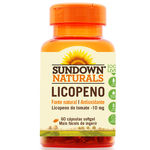 Ficha técnica e caractérísticas do produto Licopeno 10mg Lycopene - Sundown Vitaminas - 60 cápsulas