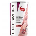 Ficha técnica e caractérísticas do produto Life Whey Protein Isolado Vitafor 450g Cranberry