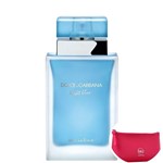 Ficha técnica e caractérísticas do produto Light Blue Eau Intense Dolce Gabbana Eau de Toilette - Perfume Feminino 50ml + Nécessaire Pink