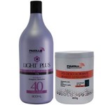 Ficha técnica e caractérísticas do produto Light Plus Creme Ox 40 900ml & Pó Descolorante Branco Light Plus Paiolla - 400g