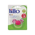 Ficha técnica e caractérísticas do produto Lillo 605330 Funny Estampas Chupeta Silicone Rosa Tam2