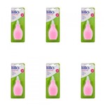 Ficha técnica e caractérísticas do produto Lillo 654130 Aspirador Nasal Rosa (Kit C/06)