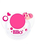 Ficha técnica e caractérísticas do produto Lillo Chupeta Divertida Silicone 614630 Rosa