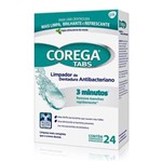 Ficha técnica e caractérísticas do produto Limpador de Dentadura Corega Tabs 3 Minutos C/ 24