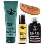 Ficha técnica e caractérísticas do produto Limpeza da Barba Óleo Tônico Shampoo Barba Brava