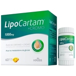 Lipocartam + cromo auxilia na queima de gordura e auxilia níveis do colesterol 60 caps gel kress