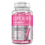 Ficha técnica e caractérísticas do produto Lipolife Colageno + Acido Hialuronico 60 Cápsulas 500Mg Mediervas