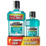 Ficha técnica e caractérísticas do produto Listerine Kit Cool Mint Antisseptico Bucal 500ml + 250ml