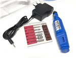 Ficha técnica e caractérísticas do produto Kit Manicure Lixa Elétrica Portátil para Unhas Acrigel Gel Fibras - Aiker