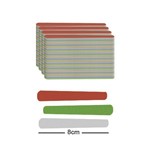 Ficha técnica e caractérísticas do produto Lixa Mini Colorida para Unhas com 144 Santa Clara