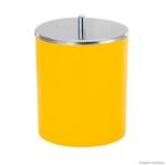 Ficha técnica e caractérísticas do produto Lixeira de Inox 5 Litros com Tampa Amarelo Arthi